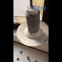 Reflective fabric sewing thread reflects in dark