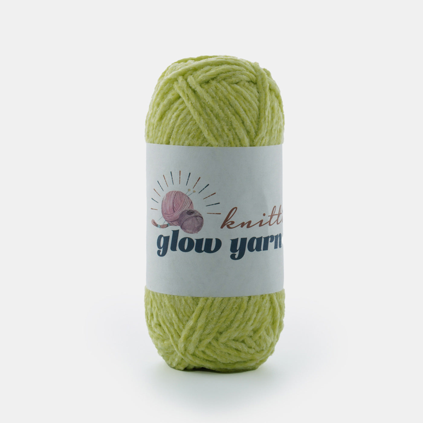 Soft Chenille glow in the dark fluorescent crochet yarn for crafts