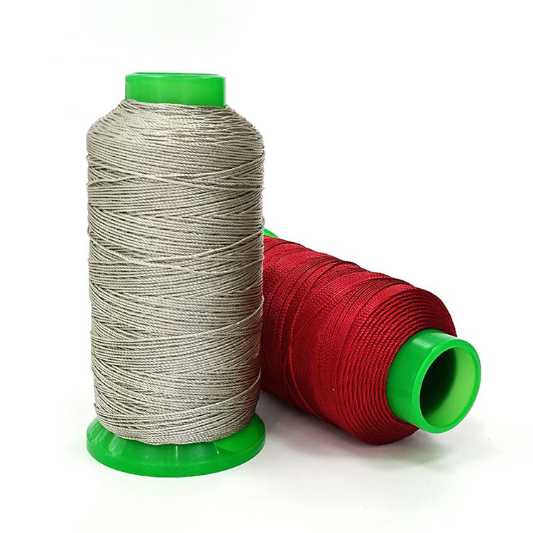 High quality 210D/3 polyester bonded sewing thread spool for strong stitches