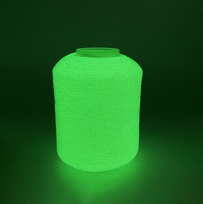 Glow in the dark fluorescent knitting yarn for industrial use（sample）