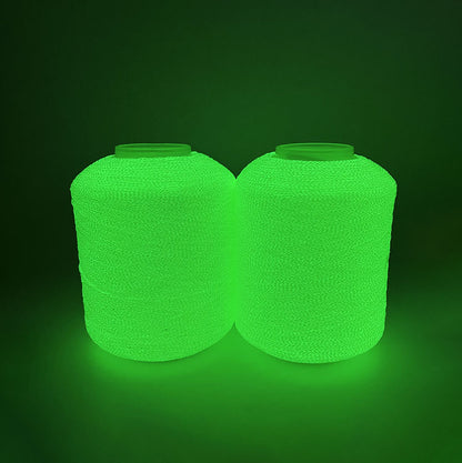 Glow in the dark fluorescent knitting yarn for industrial use（sample）