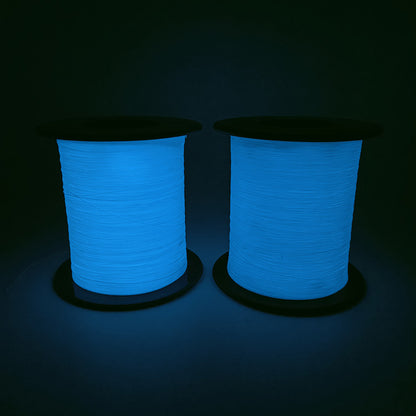0.2mm High Brightness Luminous fluorescent Yarn glow blue in the dark