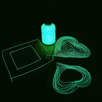 YGX200 glow in the dark fluorescent leather sewing thread（sample）