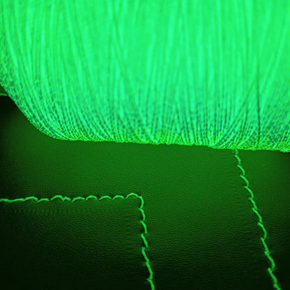 YGX200 glow in the dark fluorescent leather sewing thread（sample）
