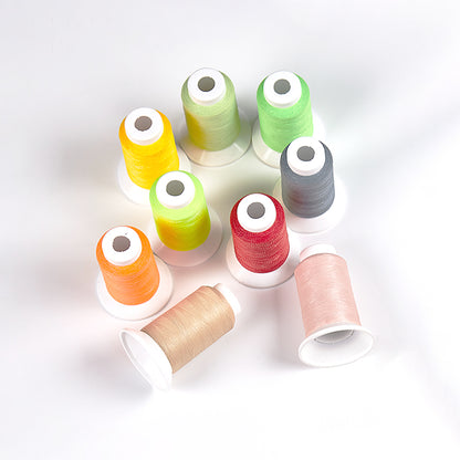 high light glow in the dark fluorescent embroidery thread (1200m)